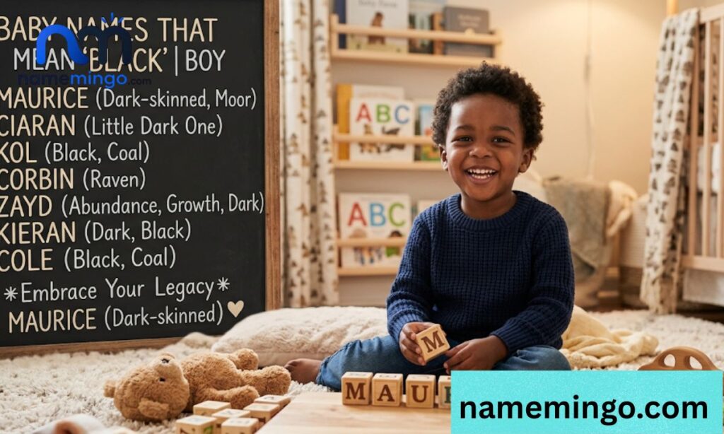 Baby Names That Mean Black Boy