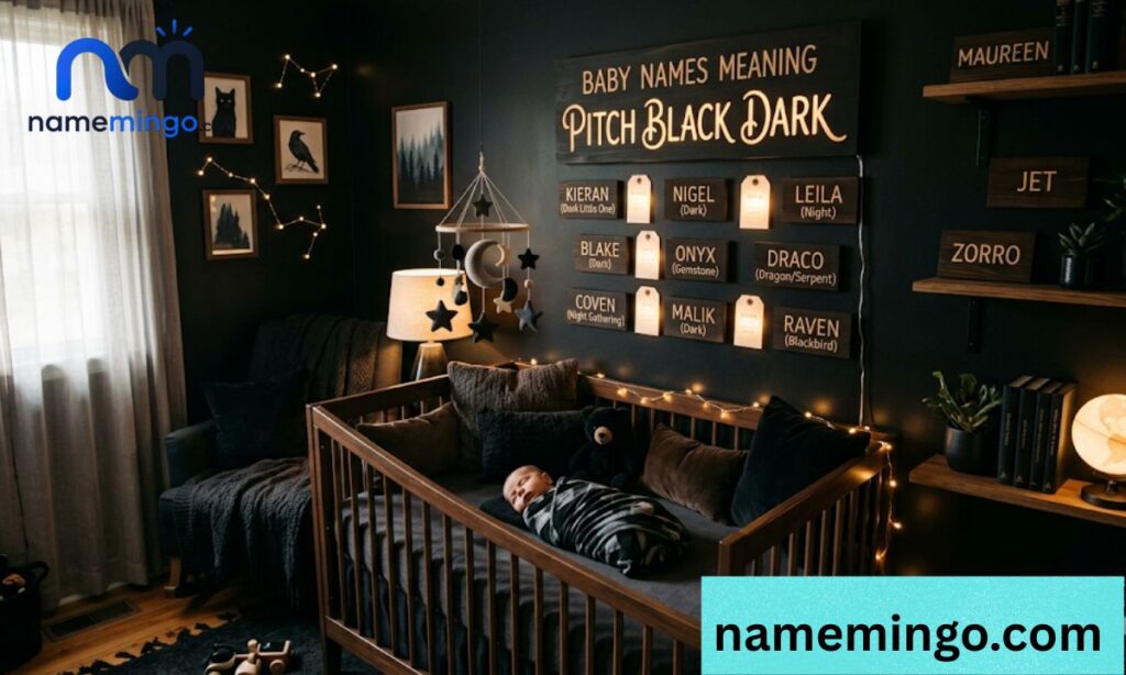 Baby Names That Mean Pitch Black Dark