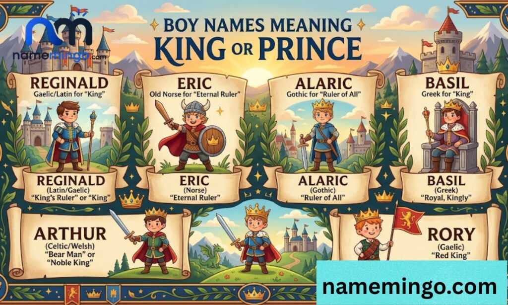 Boy Names Meaning King or Prince