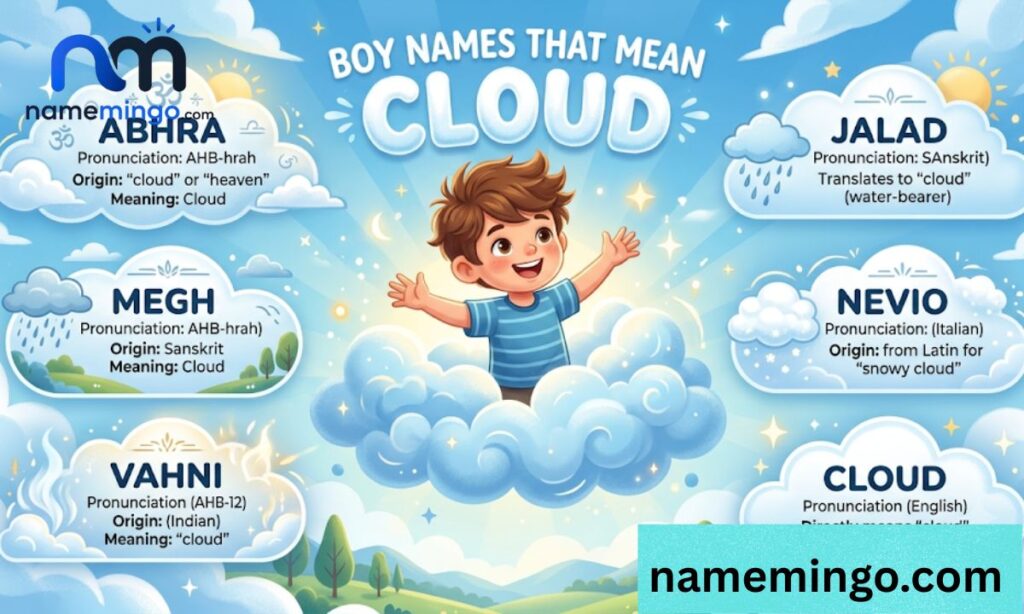 Boy Names That Mean Cloud