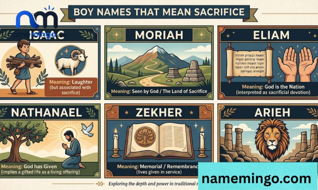 Boy Names That Mean Sacrifice