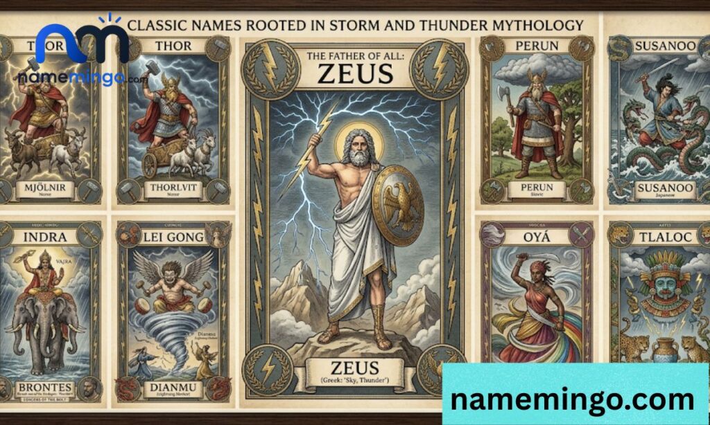 Classic Names Rooted in Storm and Thunder Mythology
