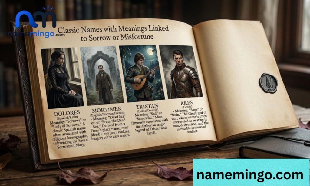 Classic Names with Meanings Linked to Sorrow or Misfortune