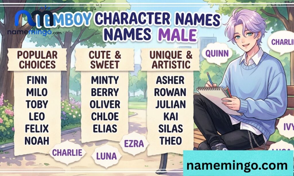 Femboy Character Names Male