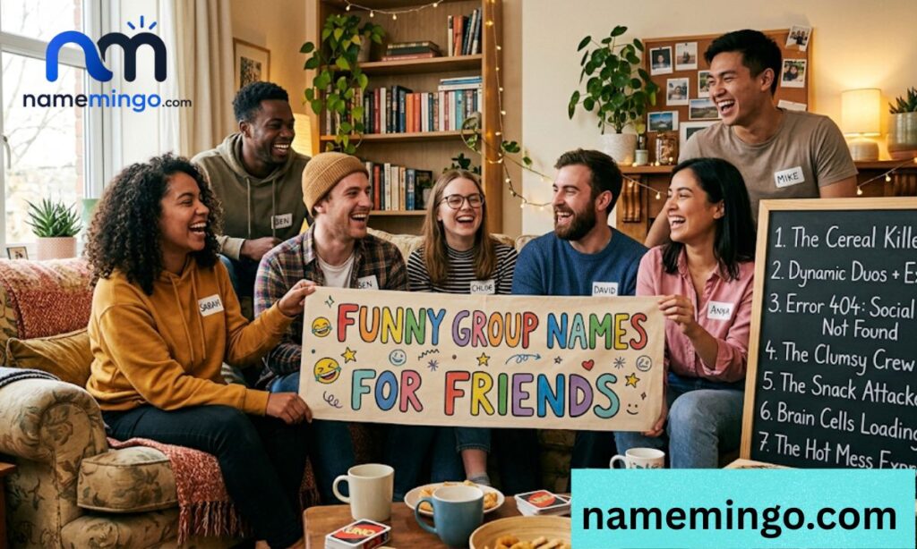 Funny group names for Friends