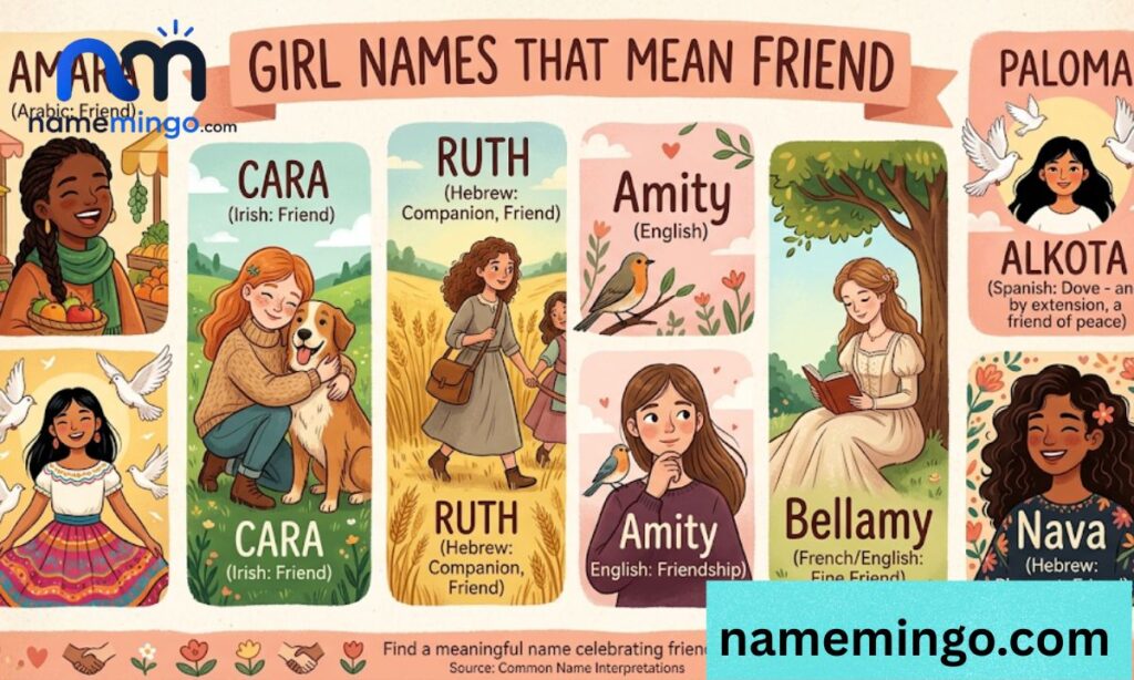 Girl Names That Mean Friend