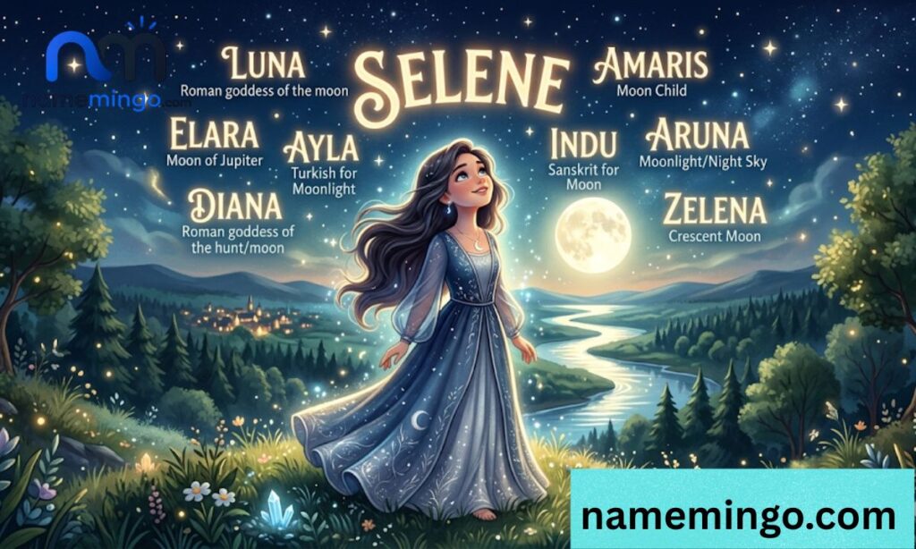Girl Names That Mean Moonlight