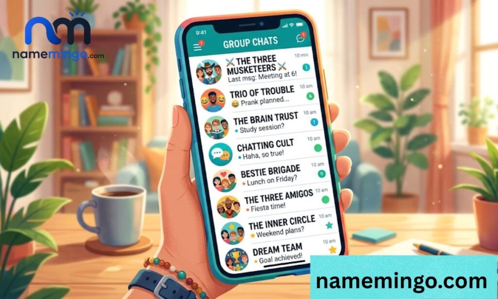 Group Chat Names for 3 in English