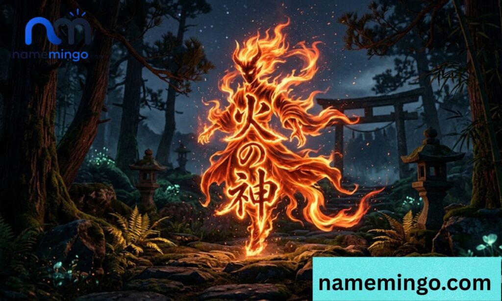 Japanese name for fire spirit