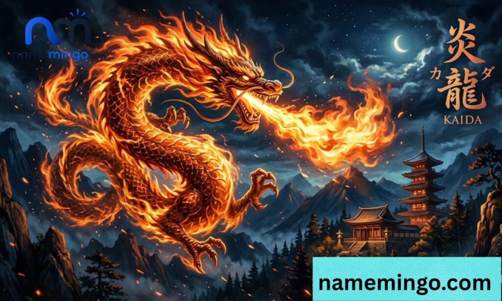 Japanese name meaning Fire Dragon