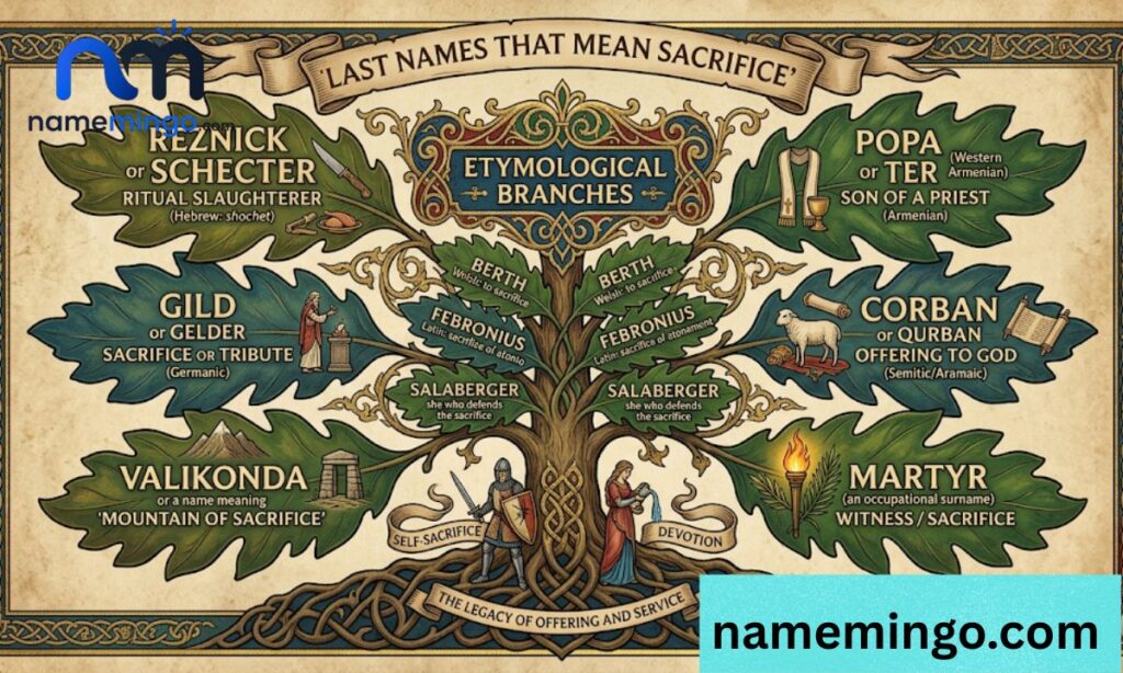 Last Names That Mean Sacrifice