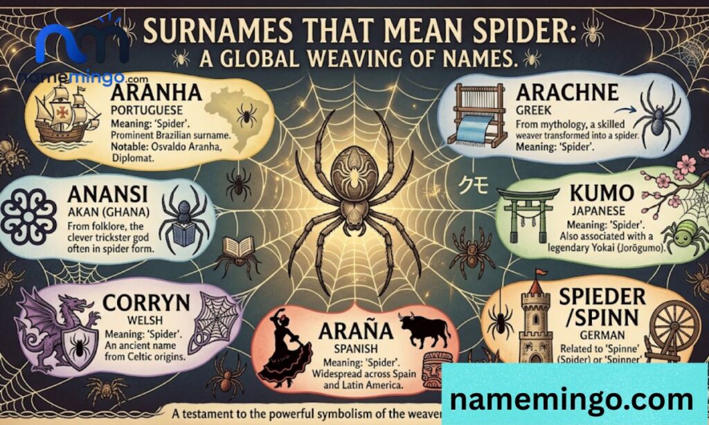 Last Names That Mean Spider