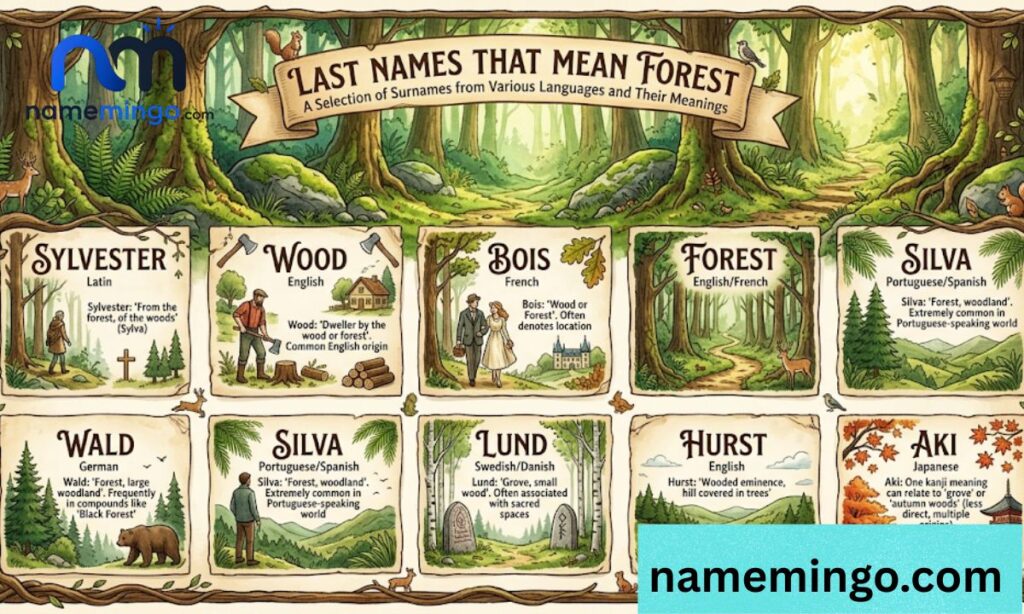 Last Names that Mean Forest