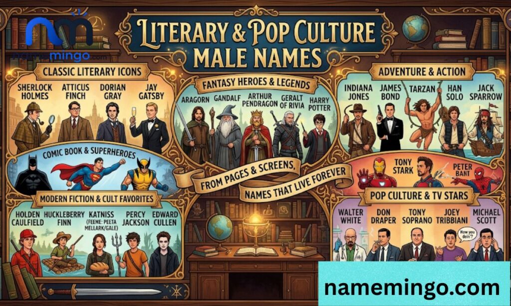 Literary & Pop Culture Male Names