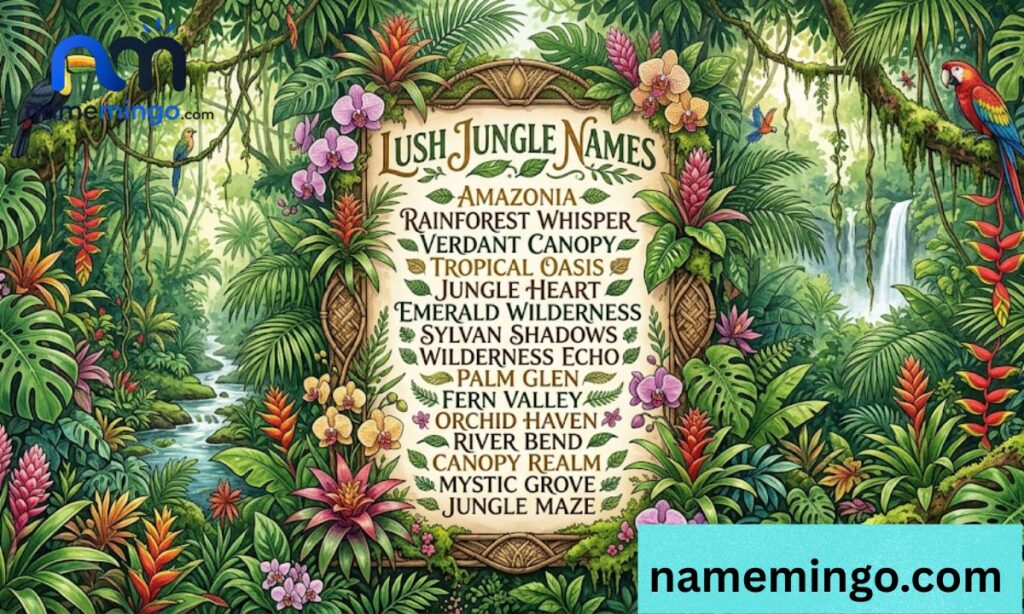 Lush Jungle Names