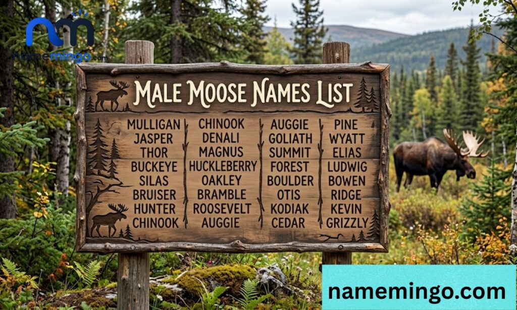 Male Moose Names List