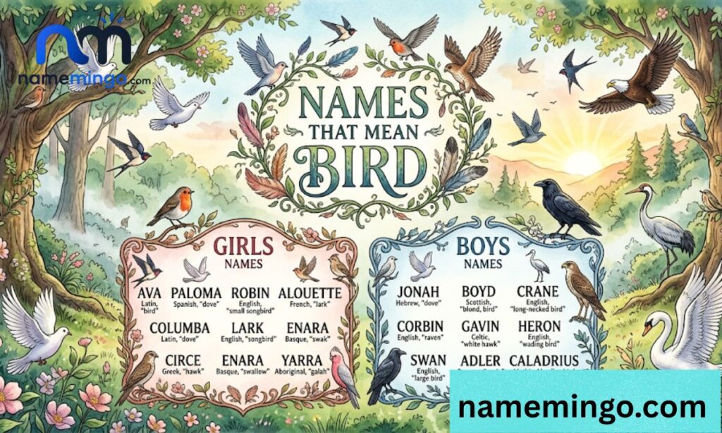 Names That Mean Bird