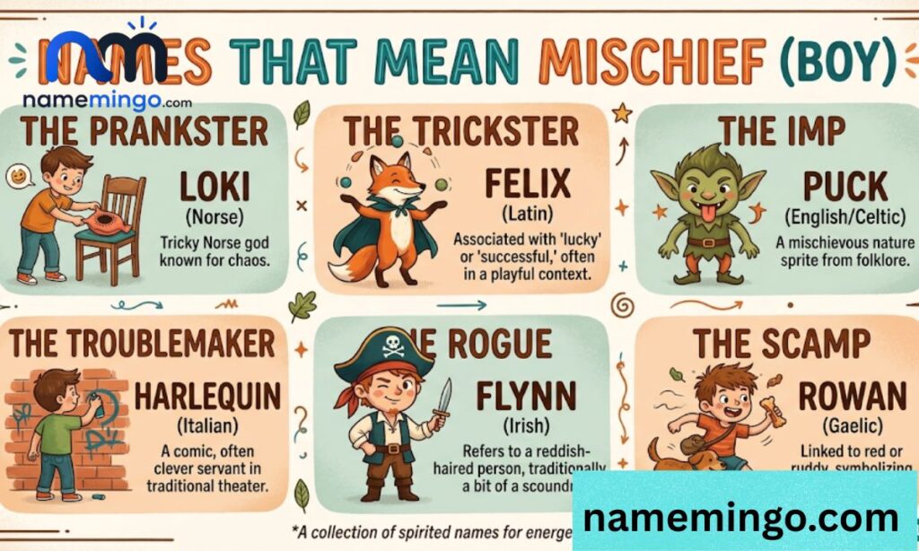 Names That Mean Mischief (Boy)