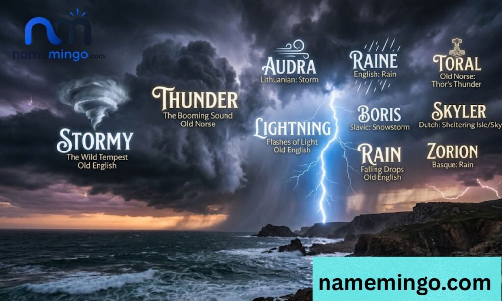 Names That Mean Storm, Thunder, Lightning, or Rain