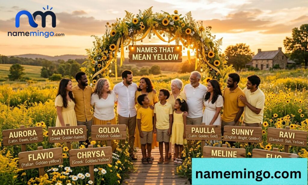 Names That Mean Yellow