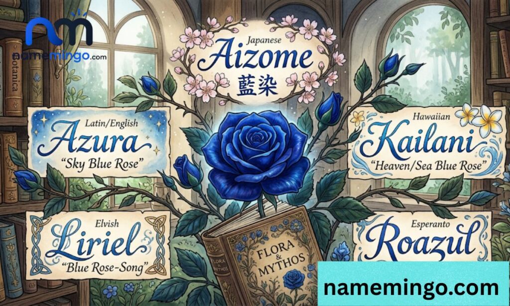 Names that mean blue rose