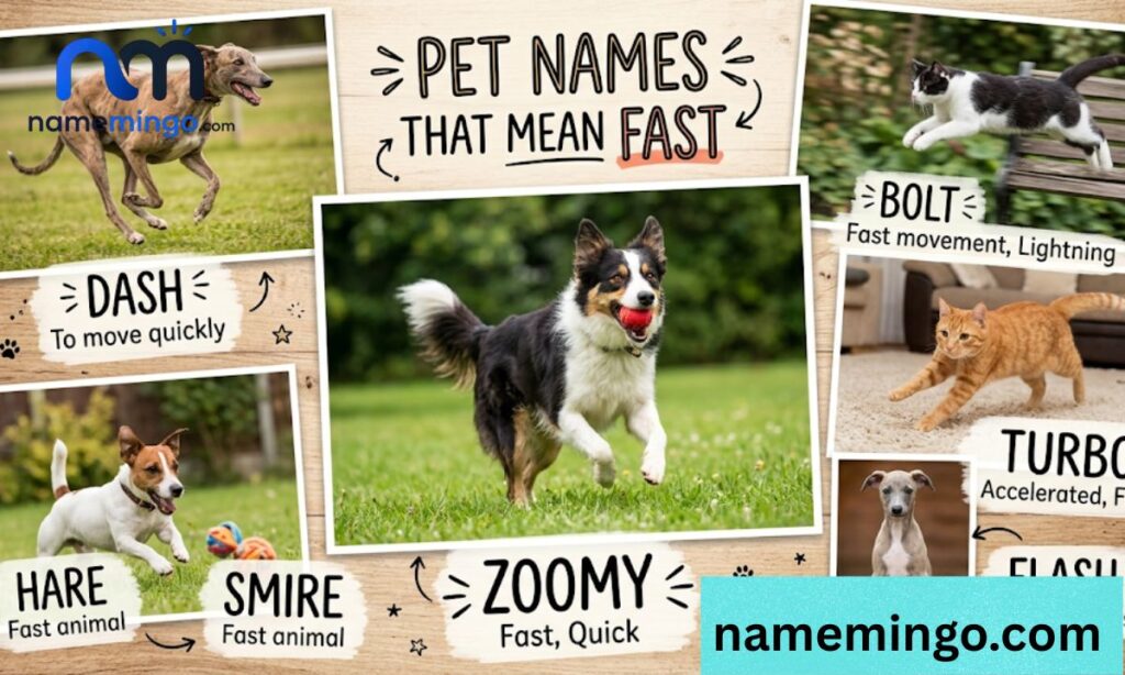 Pet Names That Mean Fast