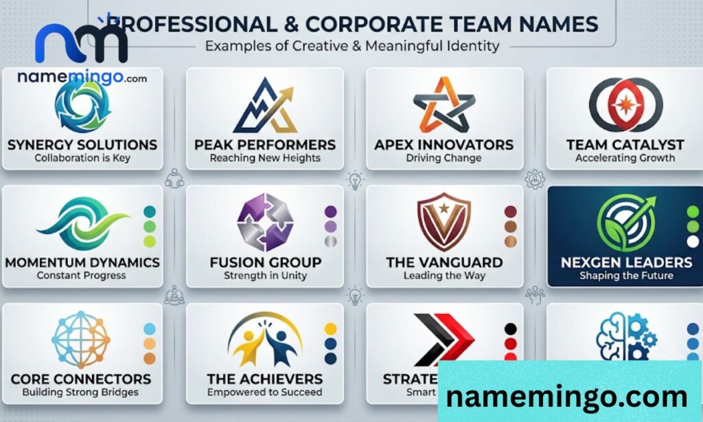Professional & Corporate Team Names