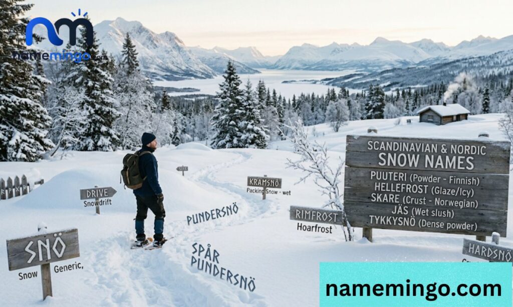 Scandinavian and Nordic Snow Names