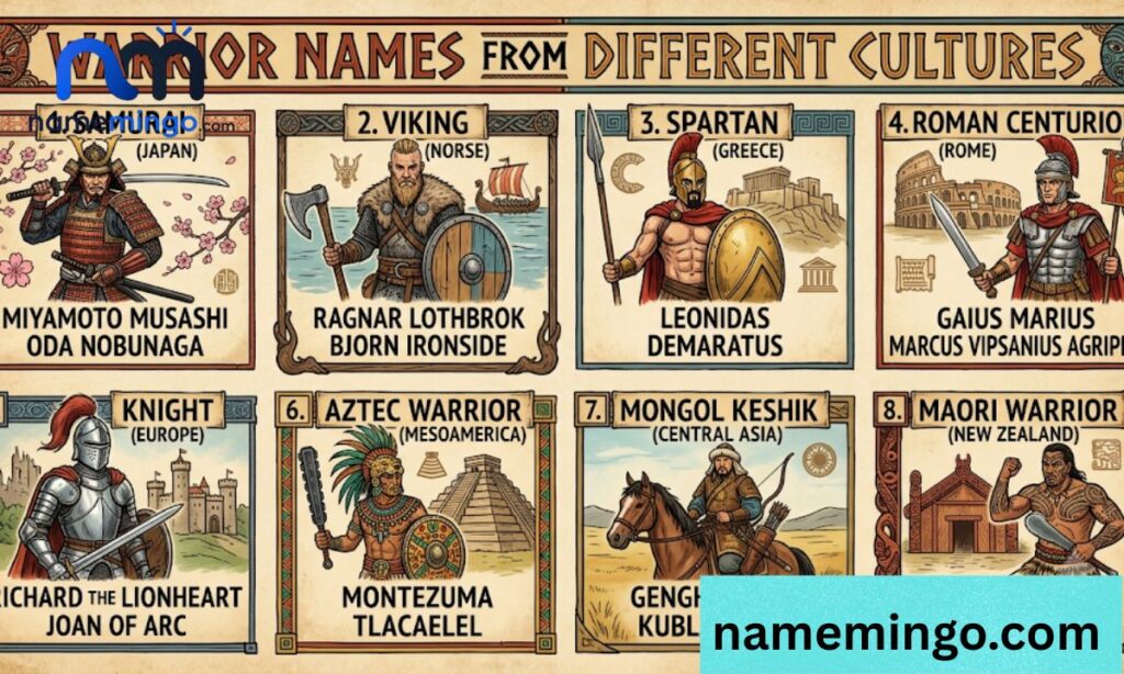 Warrior Names from Different Cultures