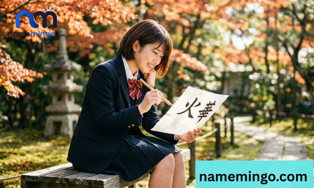 What is a Japanese girl name that means fire