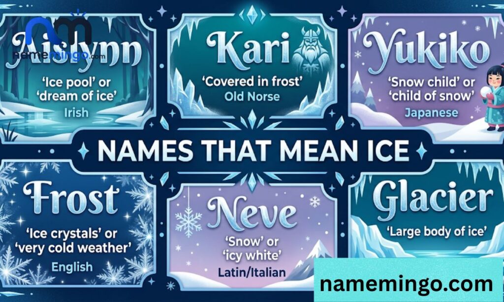 What is a name that means ice