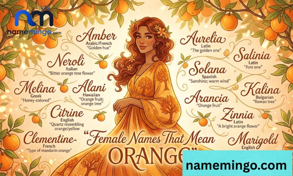 female names that mean orange