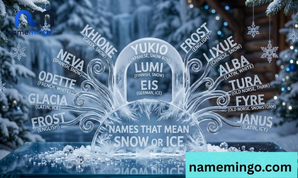 names that mean snow or ice