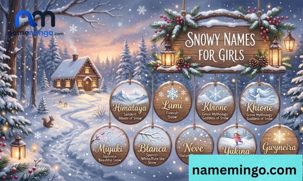 what are some girl names that mean snow