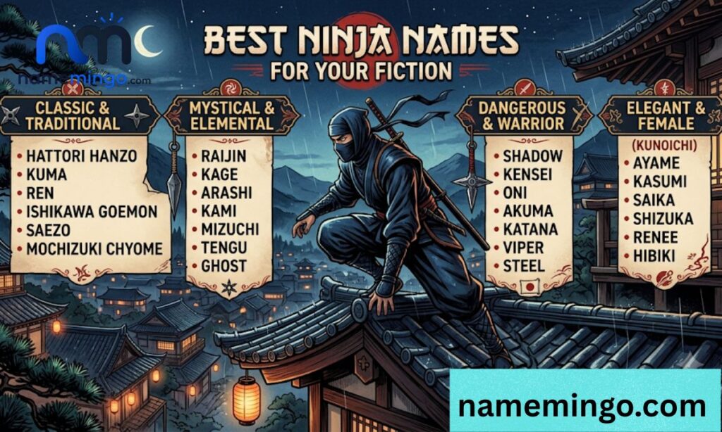 Best Ninja Names For Your Fiction