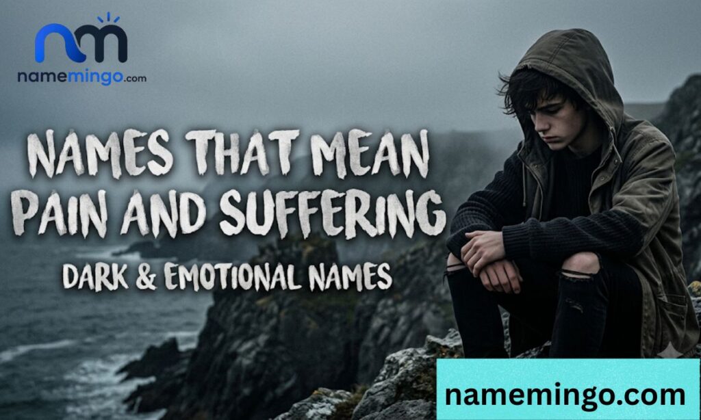 Boy Names That Mean Pain and Suffering Dark & Emotional Names