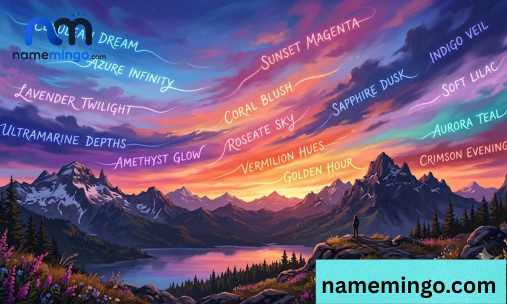 ColorInspired Sky Names