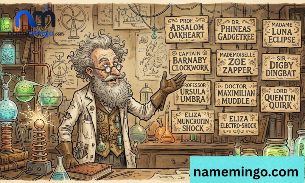 Eccentric Mad Scientist Names with Bizarre Flair