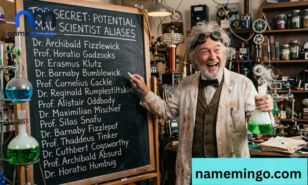 Funny Male Mad Scientist Names
