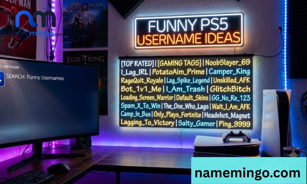 Funny PS5 Username Ideas