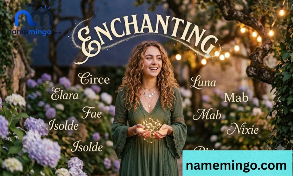 Girl names that mean enchanting