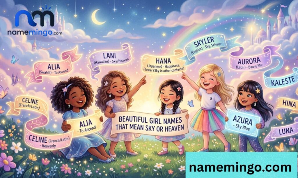 Girl names that mean sky or heaven