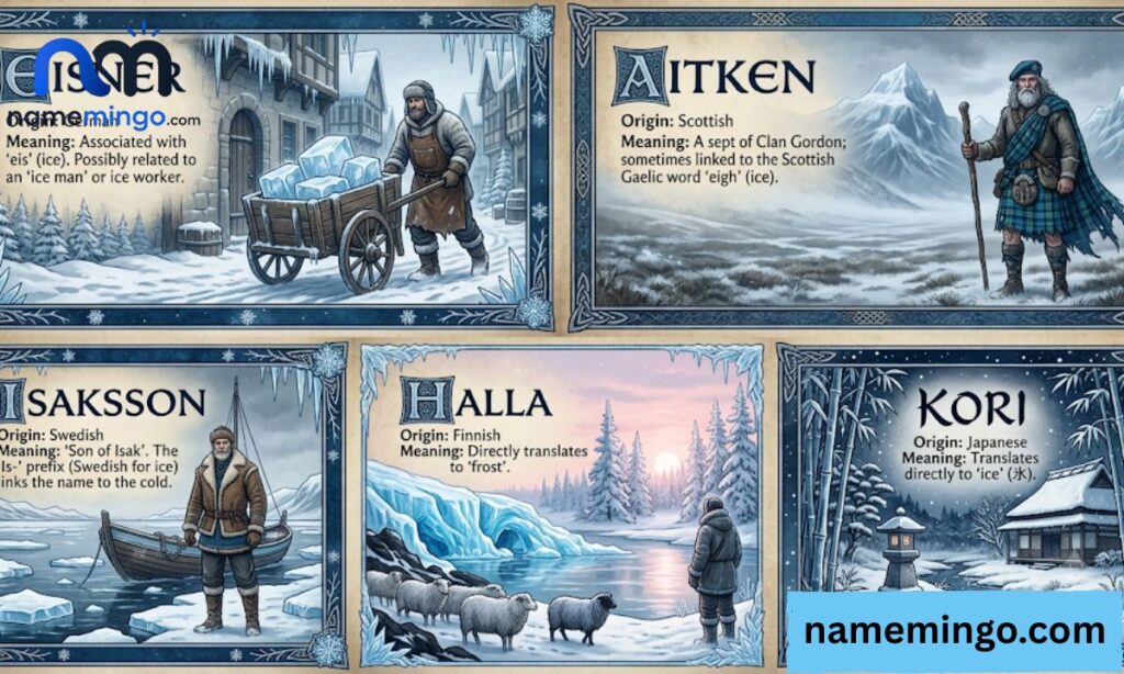 Last Names That Mean Ice