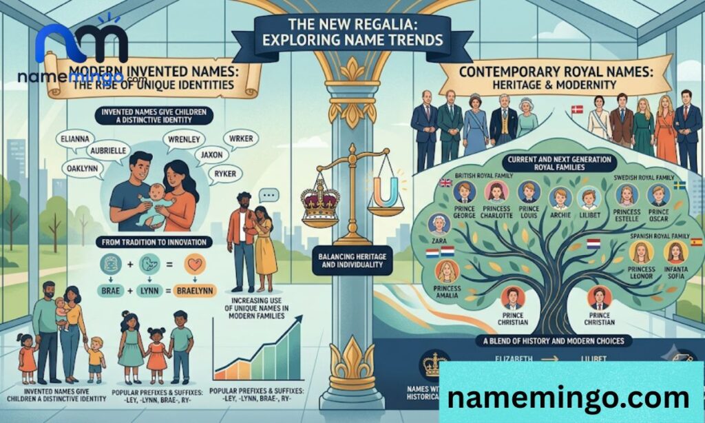 Modern Invented and Contemporary Royal Names