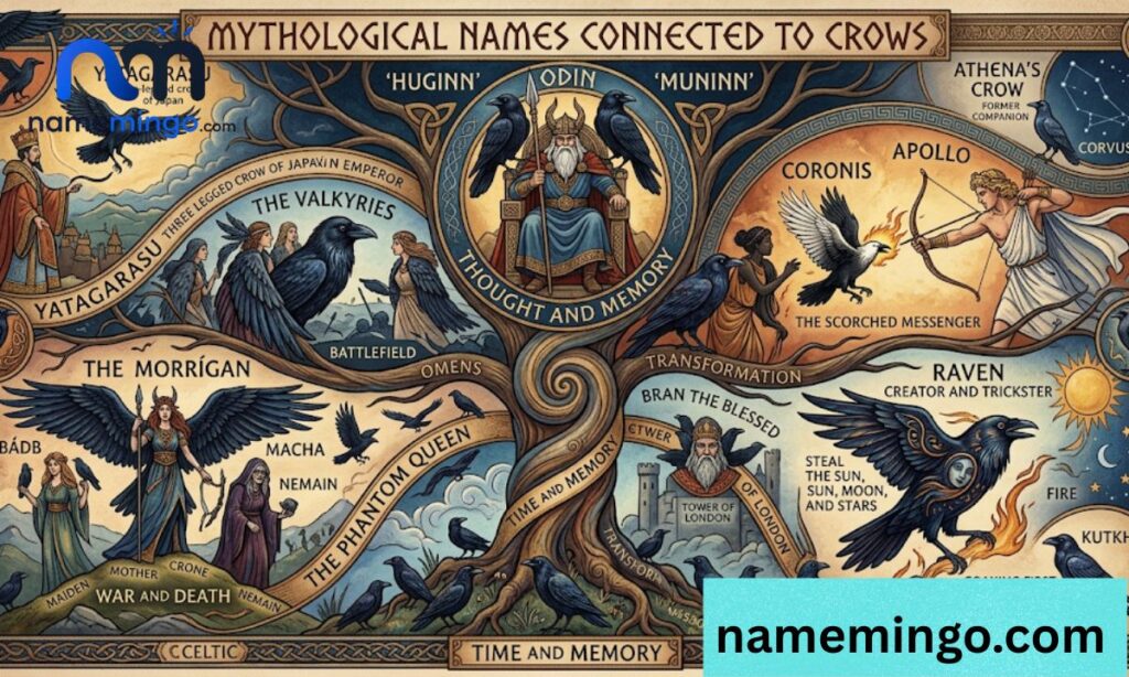 Mythological Names Connected to Crows