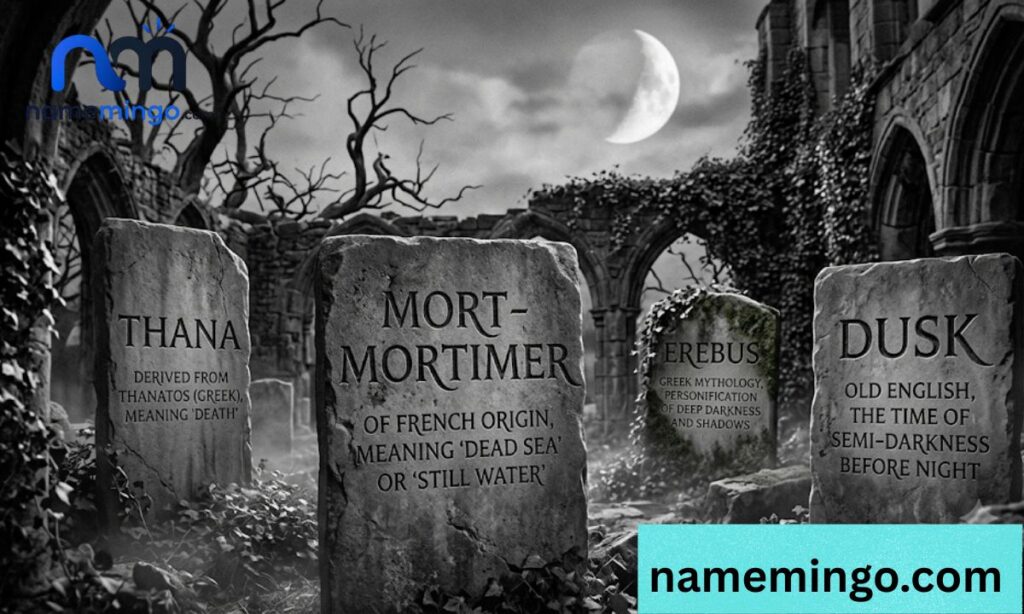 Names That Mean Darkness or Death