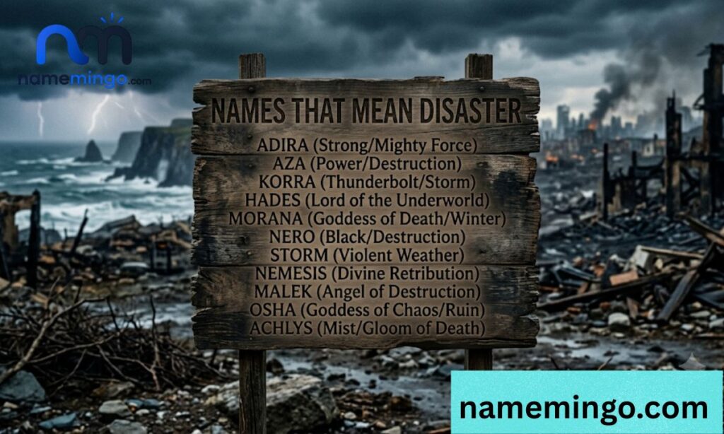 Names That Mean Disaster