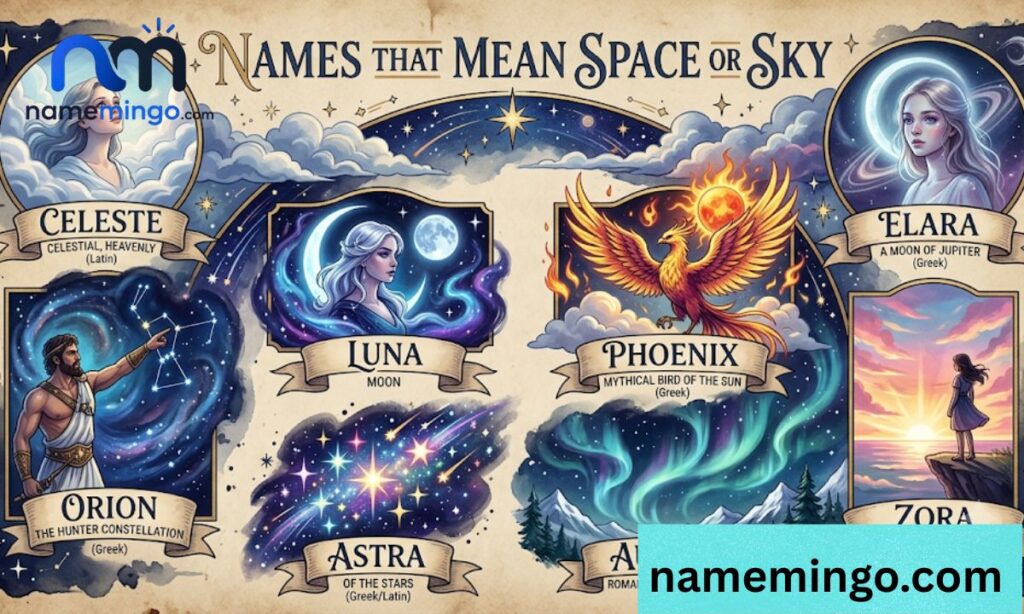 Names That Mean Space or Sky