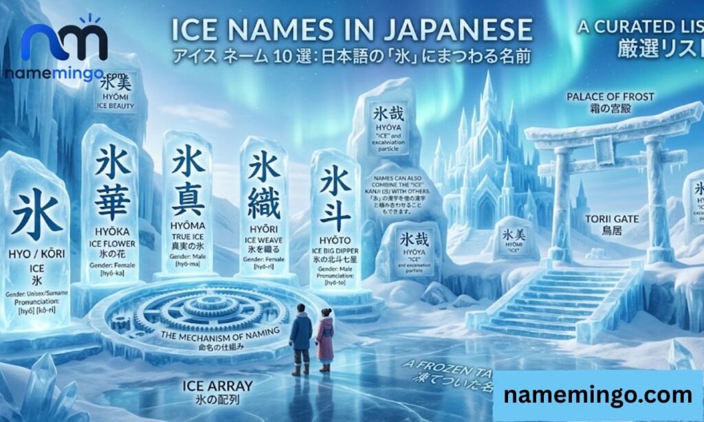 Names that Mean Ice in Japanese