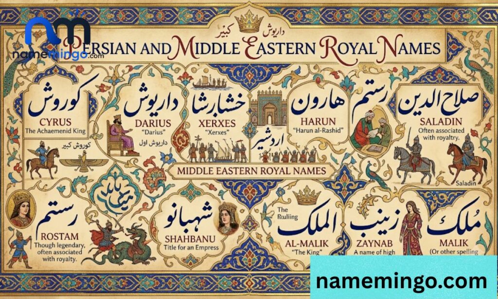 Persian and Middle Eastern Royal Names